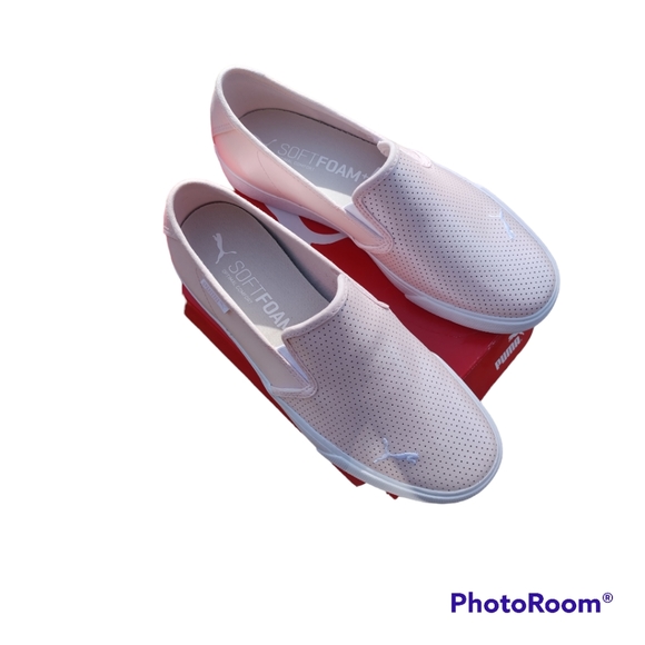 🆕PUMA|BARI SLIP-ON CAT SHIMMER|PINK 🩷 DOGWOOD - SIZE 9 🆕 - Picture 8 of 14